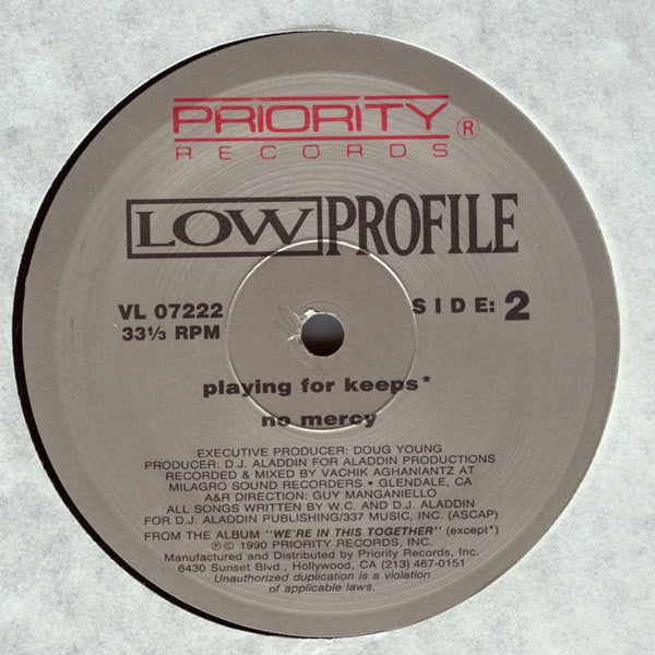 Low Profile : Funky Song (12")