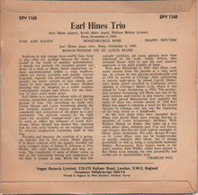 Earl "Fatha" Hines Trio : Earl Hines Trio (7", EP)