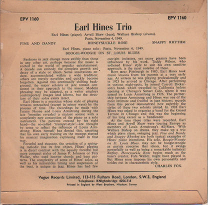Earl "Fatha" Hines Trio : Earl Hines Trio (7", EP)