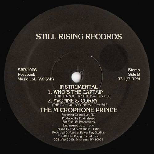 The Microphone Prince Feat. Count Busy "D"* : Who's The Captain / Yvonne And Corry (12")