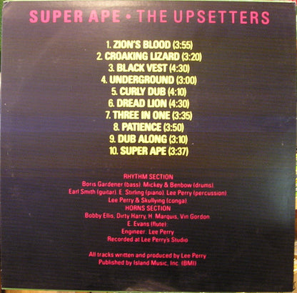 The Upsetters : Super Ape (LP, Album, RP)
