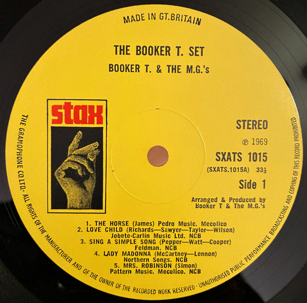 Booker T & The MG's : The Booker T. Set (LP, Album)
