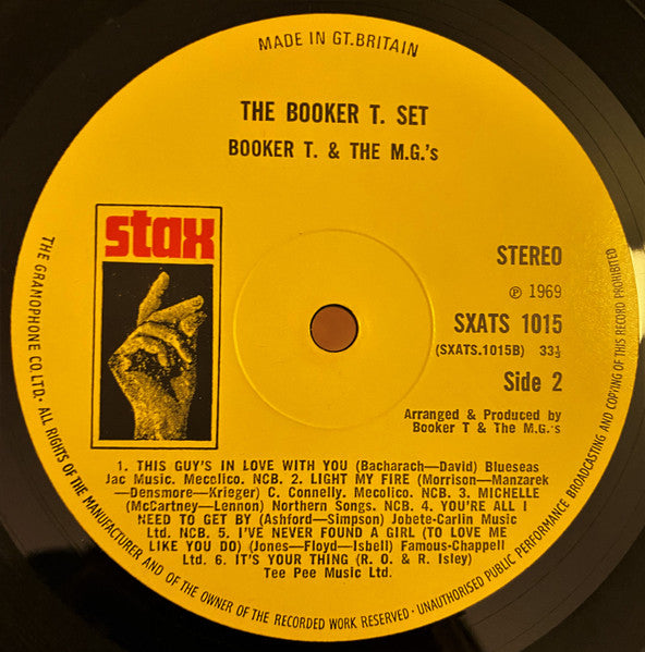 Booker T & The MG's : The Booker T. Set (LP, Album)