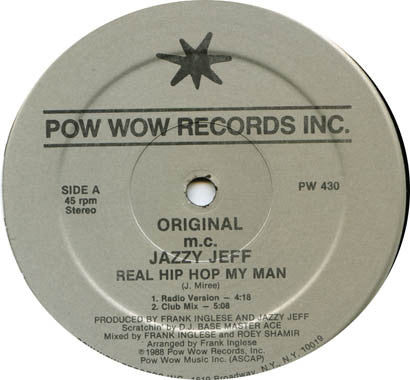 Original M.C. Jazzy Jeff* : Real Hip Hop My Man (12")