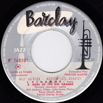 The Modern Jazz Quartet : 1 - All The Things You Are (7", EP)