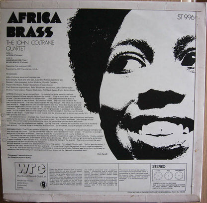 The John Coltrane Quartet : Africa  Brass (LP, Album, RE)