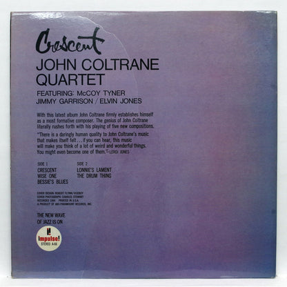 The John Coltrane Quartet : Crescent (LP, Album, RE)