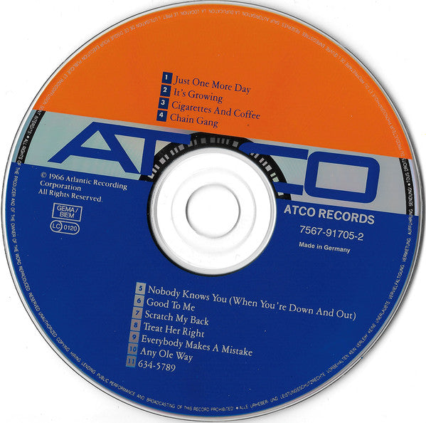 Otis Redding : The Soul Album (CD, Album, Mono, RE, RM)