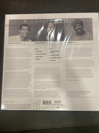 Cedar Walton / Ron Carter / Jack DeJohnette :  Cedar Walton / Ron Carter / Jack DeJohnette (LP, Album, RE, 180)