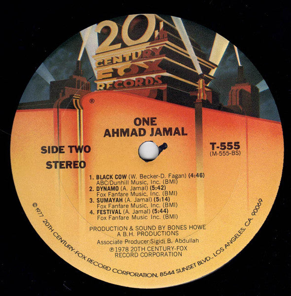 Ahmad Jamal : One (LP, Album, Ter)