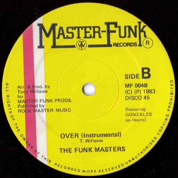 Funk Masters : It's Over (12")
