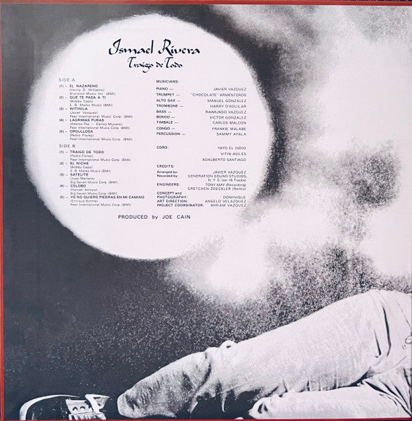 Ismael Rivera Y Sus Cachimbos : Traigo De Todo (LP, Album, RE, 180)