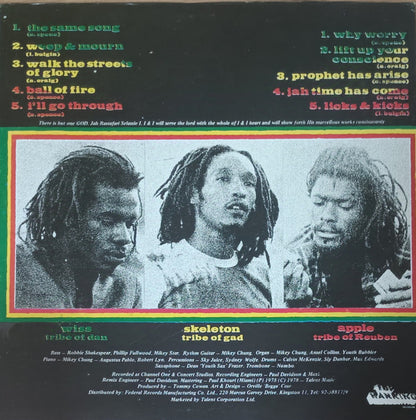 Israel Vibration : The Same Song (LP, Album, Bla)