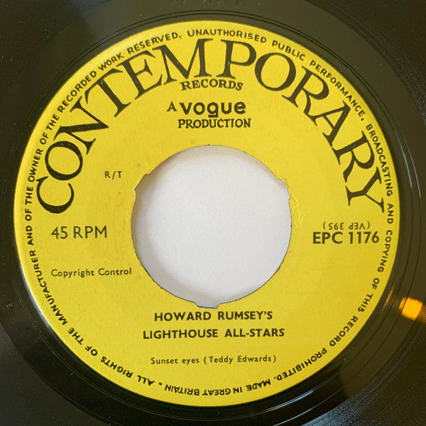 Howard Rumsey's Lighthouse All-Stars : Vol 5 (7", EP)