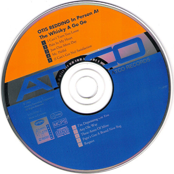 Otis Redding : In Person At The Whisky A Go Go (CD, Album, RE, RM)