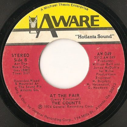 The Counts : I'm The Music / At The Fair (7", Styrene)