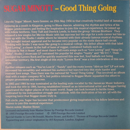 Sugar Minott : Good Thing Going (CD, Comp, RM)