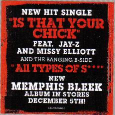 Memphis Bleek Feat. Jay-Z And Missy Elliott : Is That Your Chick (12", Single)
