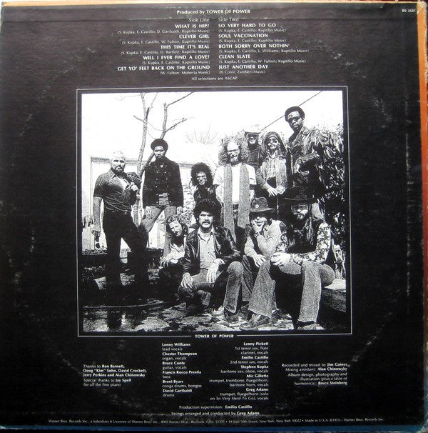 Tower Of Power : Tower Of Power (LP, Album, RP, San)
