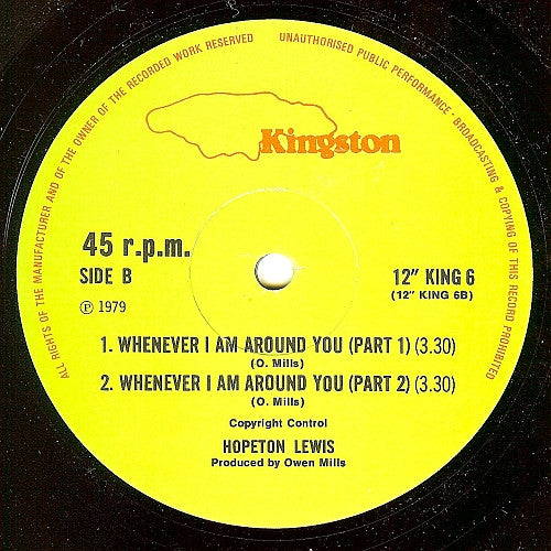 Hopeton Lewis : Let Your Love Flow (12")