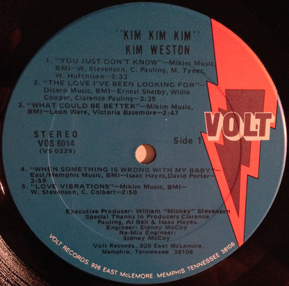 Kim Weston : Kim Kim Kim (LP, Album, Ter)