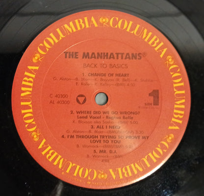 Manhattans : Back To Basics (LP, Album, Car)