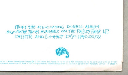 Prince : Sign "O" The Times (7", Single, Spe)
