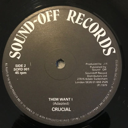 Tabby* & Prince Lamont / Crucial (4) : Takes A Miracle / Them Want I  (12")