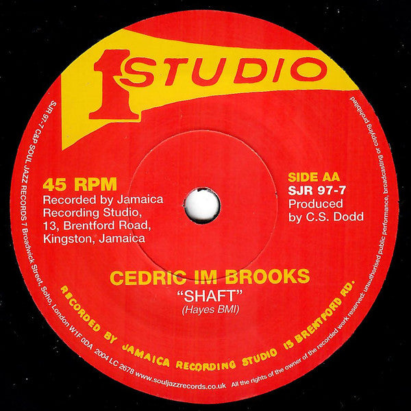 Lloyd Williams (5) / Cedric "Im" Brooks : Reggae Feet / Shaft (7", Single)
