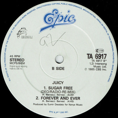 Juicy : Sugar Free (12", Single)