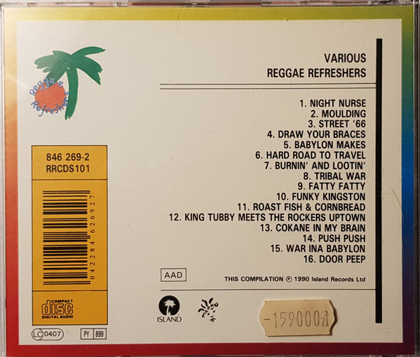 Various : Reggae Refreshers (CD, Comp, PDO)