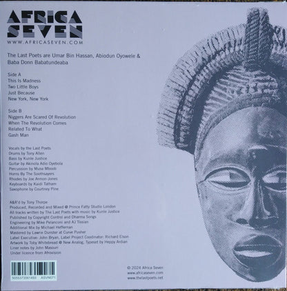 The Last Poets : Africanism (LP, Album)