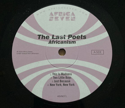 The Last Poets : Africanism (LP, Album)