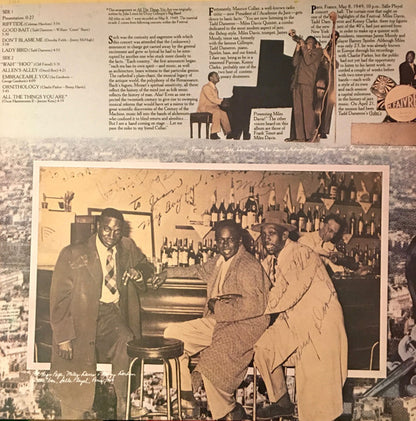 The Miles Davis/Tadd Dameron Quintet* : In Paris Festival International De Jazz - May, 1949 (LP, Album, Mono)