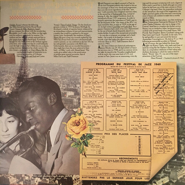 The Miles Davis/Tadd Dameron Quintet* : In Paris Festival International De Jazz - May, 1949 (LP, Album, Mono)