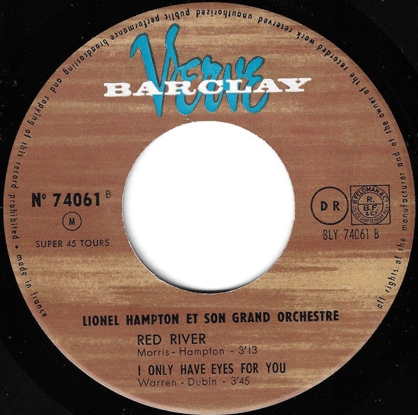 Lionel Hampton And His Orchestra : G. H. Q. (7", EP, RE)