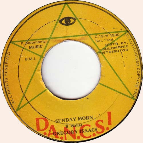 Gregory Isaacs : Sunday Morning (7")