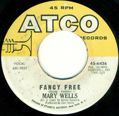 Mary Wells : Fancy Free (7", Single)