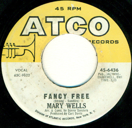 Mary Wells : Fancy Free (7", Single)