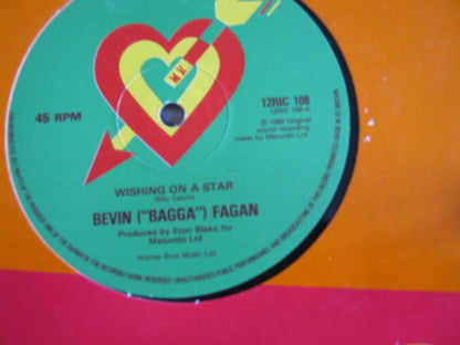 Bevin Fagan : Wishing On A Star / Blah, Blah, Blah (12", Single)