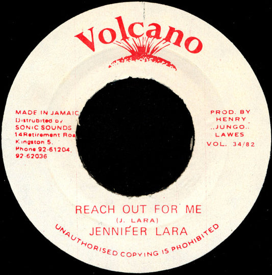 Jennifer Lara : Reach Out For Me (7")