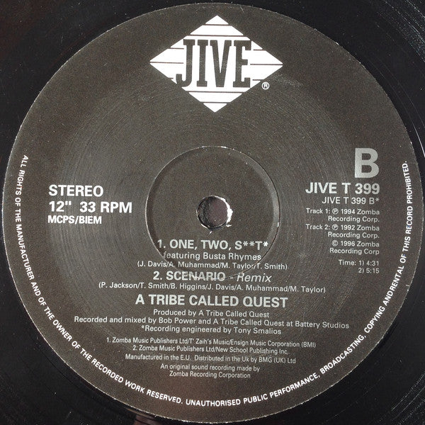 A Tribe Called Quest : 1nce Again (12")