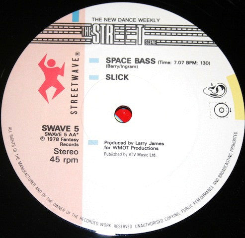 Sweet Thunder / Slick (2) : Everybody's Singing Love Songs / Space Bass (12", Ltd)