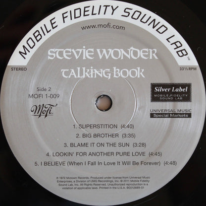 Stevie Wonder : Talking Book (LP, Album, Ltd, Num, RE, RM, S/Edition)