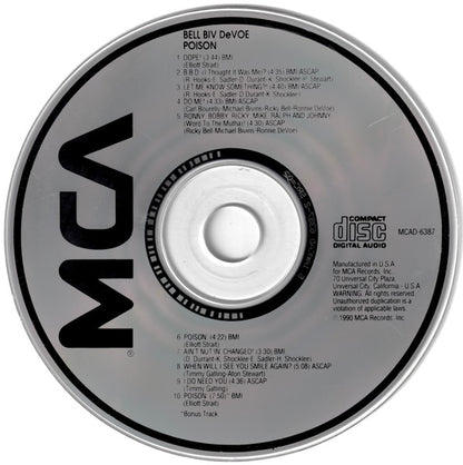 Bell Biv Devoe : Poison (CD, Album, SRC)