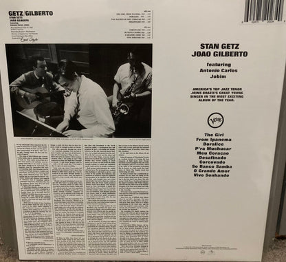 Stan Getz, João Gilberto : Getz / Gilberto (LP, Album, RE, Tra)