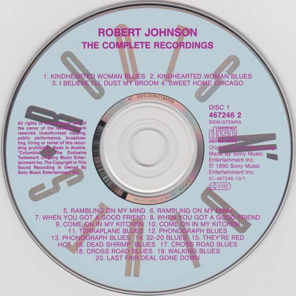Robert Johnson : The Complete Recordings (2xCD, Comp, RE)