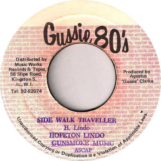 Hopeton Lindo : Side Walk Traveller (7")