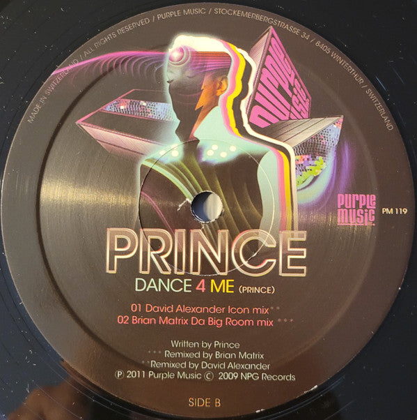 Prince : Dance 4 Me (12", Single)