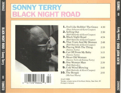 Sonny Terry : Black Night Road (CD, Album, RE)